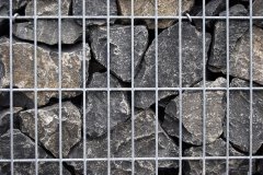 Gabion koš plněný - Čedič 100x50x100
