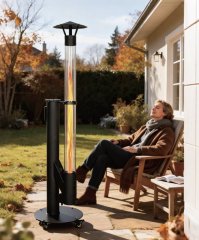 Terasový peletový hořák