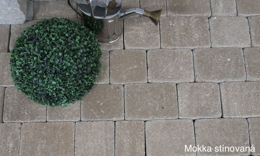 Betonová dlažba Piazza Grado, více barev - Barva: Moka stínovaná