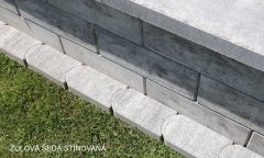 Trávníkový lem/obruba 22x12x4cm, více barev