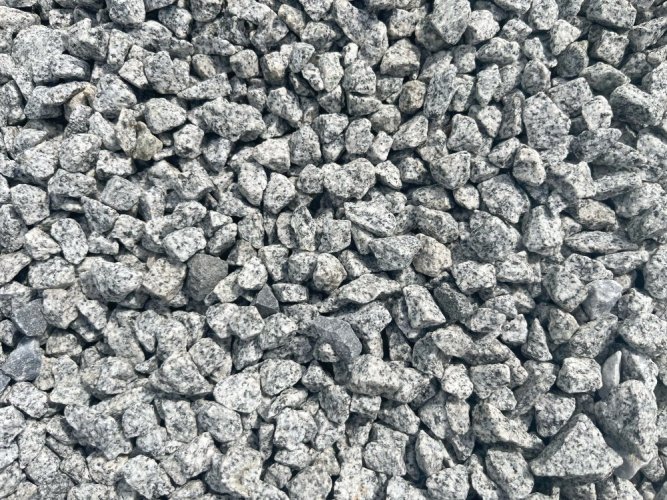 Granitová drť, Sůl a pepř, více frakcí - Frakce: 8-12 mm, 1 tuna