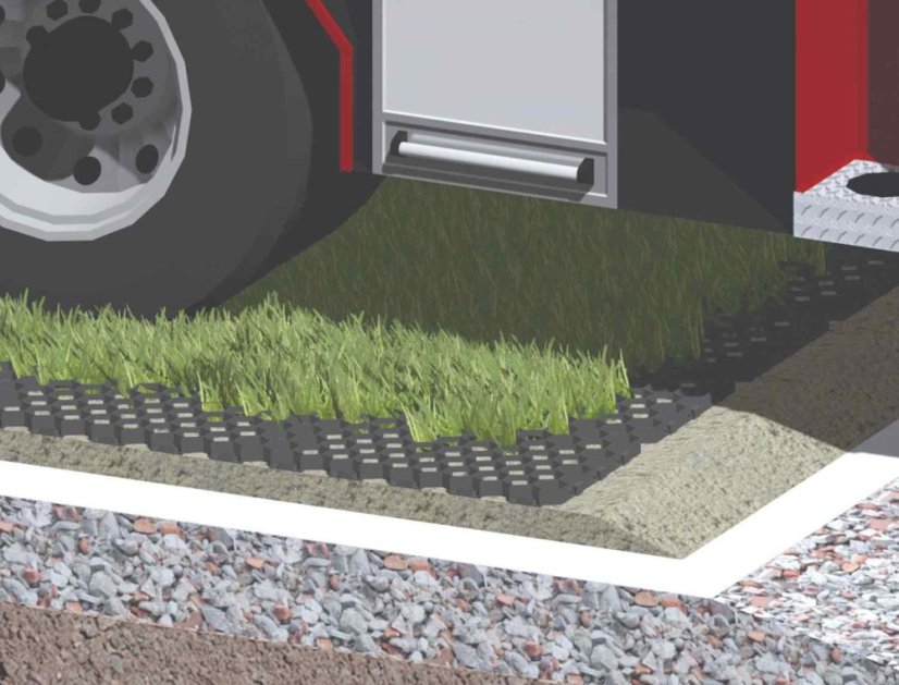 Zatravňovací dlaždice Gravel Fix Eco+,  60x40 (0,21m2/ks)