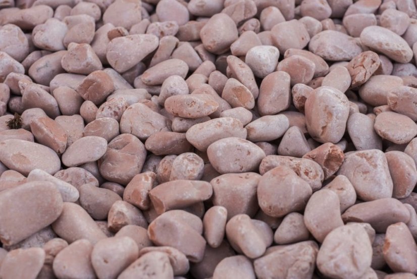Mramorový oblázek, Veronská červená, více frakcí - Frakce: 15-25 mm, 25 Kg