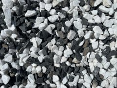 Mramorová drť, Mix Panda, 1500kg (bag), více frakcí