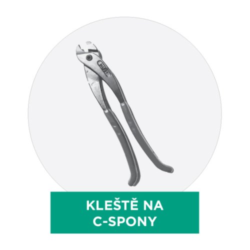 Kleště na c-spony, nerez