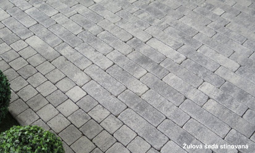 Betonová dlažba pásková Riemchen Grado, 23,8 x 7,8 x 8 cm, více barev - Barva Riemchen Grado: Čedič stínovaný