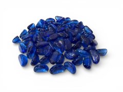 Skleněný oblázek, modrá 10-20 mm, 5 kg