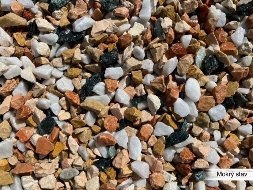 Mramorová drť, Mix Orient  12-16 mm, 25 kg