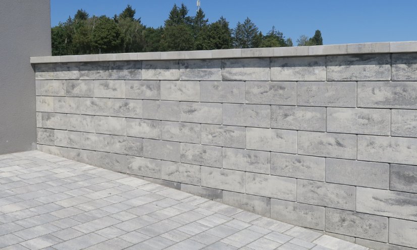 Betonová plotová a zdící tvárnice Classic, 40x20x16cm, více barev