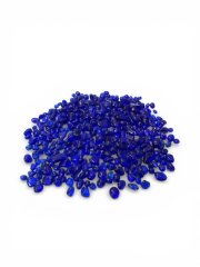 Skleněný oblázek, modrá 6-9mm, 10 kg