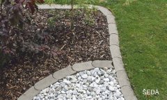 Trávníkový lem/obruba 22x12x4cm, více barev