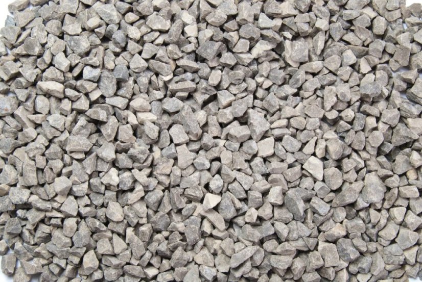 Vápencová drť, Maus šedá, více frakcí - Frakce: 8-12 mm, 25 Kg