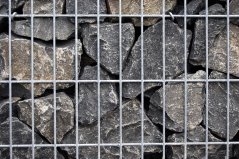 Gabion koš plněný - Čedič 200x50x100