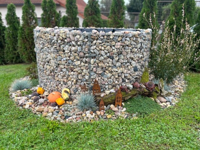 Vyvýšený záhon kulatý průměr 81 x 40