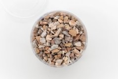 Mramorová drť, Zlatá okrová 08-12 mm, dóza 0,4l (cca 0,4kg)