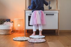 Masážní kamenná deska  - dětská sada 3ks, kruh průměr 27 cm