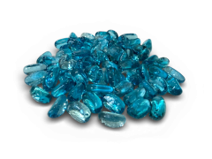 Skleněný oblázek, modrá 10-20mm, dóza 1,5 l (cca 2,5kg)