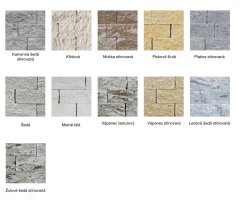 Betonový kvádrový schod Gutshof, štípaný, 50x36,5x15 cm, více barev