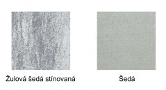 Betonová dlažba Linea verde VG4|žulová šedá stínovaná, 40x30x8 cm, více barev