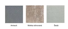 Vyvýšený záhon - kompletní set, palisáda Grado, 222,55x133x62,5 cm, více barev