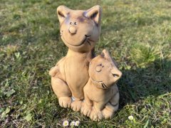 Keramická socha, Kočky