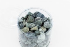 Mramorový oblázek, Alpská zelená|7-15 mm, dóza 0,4l (cca 0,3kg)