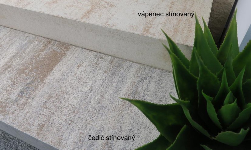 Betonový kvádrový schod Linea, více barev 100x40x15cm