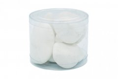 Mramorový oblázek, Thassoská bílá 50-80 mm, dóza 1,5 l (cca 2kg)