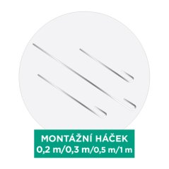 Háček 0,3m jednostranný 3,5mm