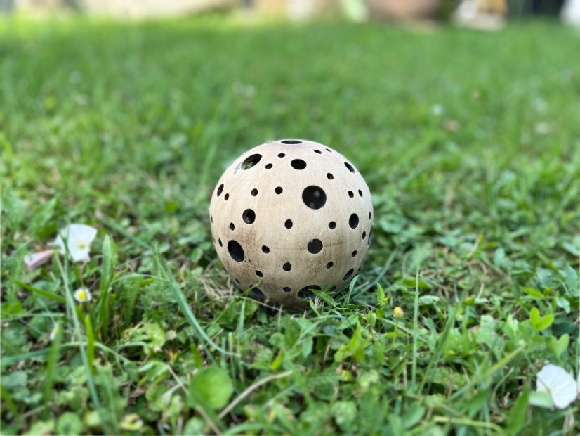Keramická socha, Svícen koule malá 15cm