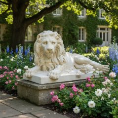 Socha, Lev ležící