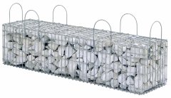 Gabion koš plněný - Oblačně bílá 200x50x50