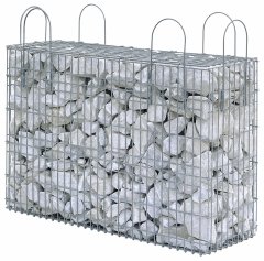 Gabion koš plněný - Oblačně bílá 150x50x100