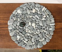 Masážní kamenná deska  - dětská, mramor Andělský, kruh průměr 27 cm