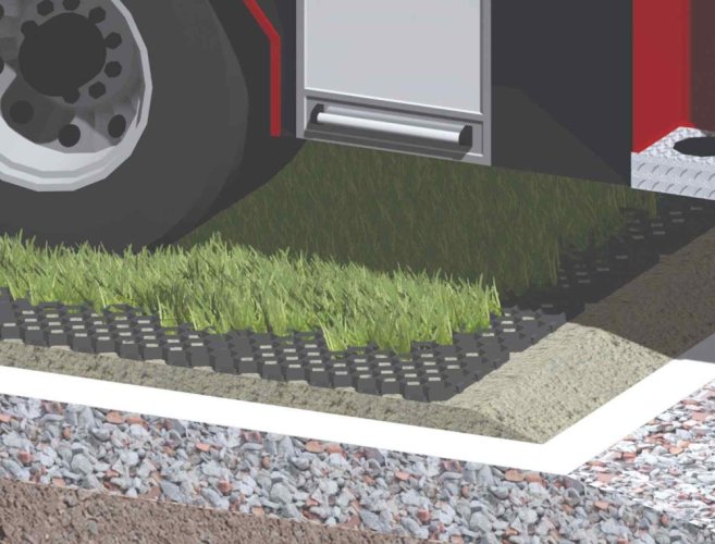 Zatravňovací dlaždice Gravel Fix Eco+,  60x40 (0,21m2/ks)