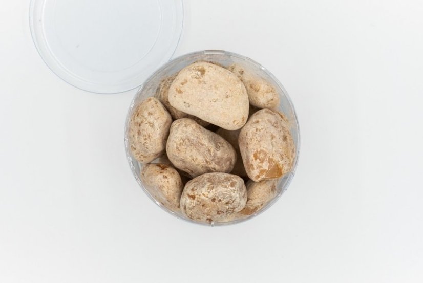 Mramorový oblázek, Veronská červená 40-60 mm, dóza 1,5l (cca 2kg)