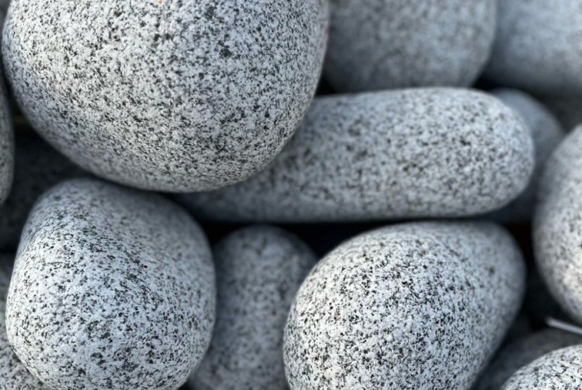 Granitový dekorační oblázek, Sůl a pepř 100-300 mm, Kg