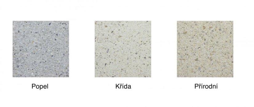 Betonová deska Dots 29, 59,4 x 39,4 x 2,9 cm, více barev - Barva: Popel