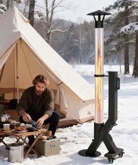 Terasový peletový hořák