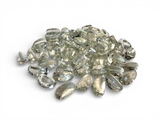 Skleněný oblázek, čirá 10-20mm, dóza 1,5 l (cca 2,5kg)