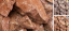 Mramorová drť, Červeno-hnědá, 25-50 mm