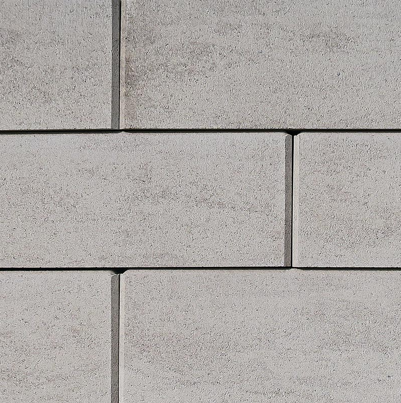 Betonová plotová a zdící tvárnice Classic, 1/2 kvádr, 19,7x20x16cm, více barev - Barva: Kovově šedá stínovaná