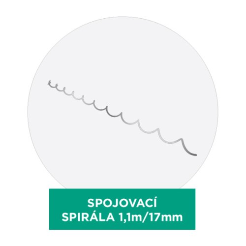 spirála 1,1m - 17mm