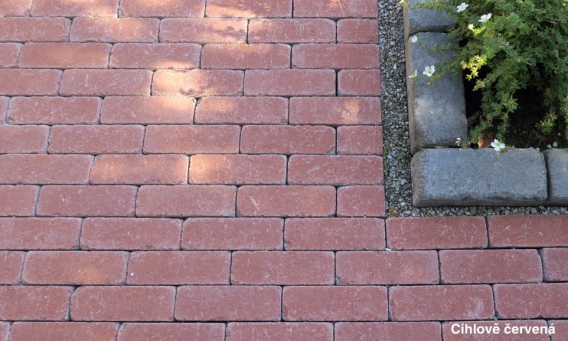 Betonová dlažba pásková Riemchen Grado, 23,8 x 7,8 x 8 cm, více barev - Barva Riemchen Grado: Čedič stínovaný