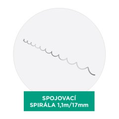 spirála 1,1m - 17mm