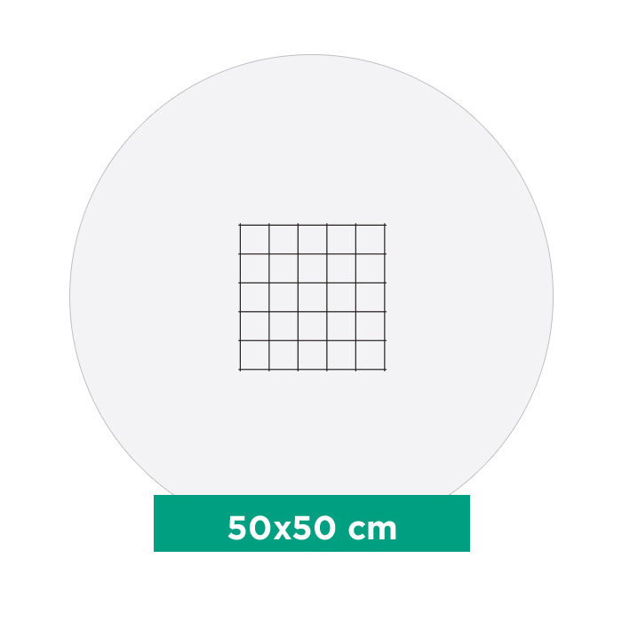 Gabionový sítě s oky 10x10 cm, více rozměrů - Rozměry sítě: 50x50