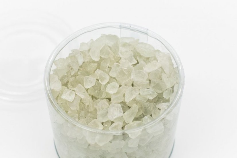 Skleněná drť, Křišťálově jasná 4-8 mm, dóza 0,4l (cca 0,4 kg)