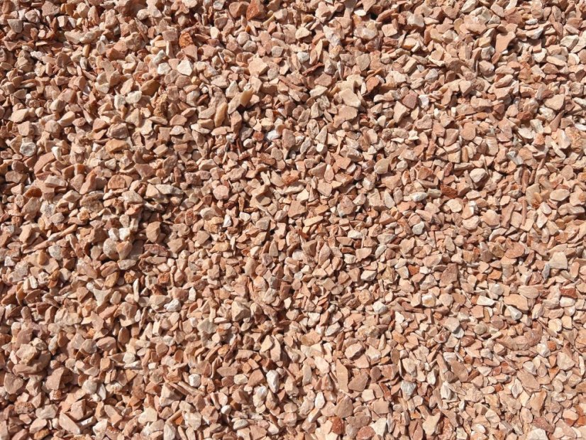 Mramorová drť, veronská červená, více frakcí - Frakce: 3-5 mm, 25kg