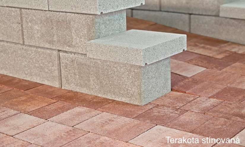 Betonová dlažba Piazza, více barev