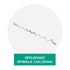 spirála 1,1m - 25mm